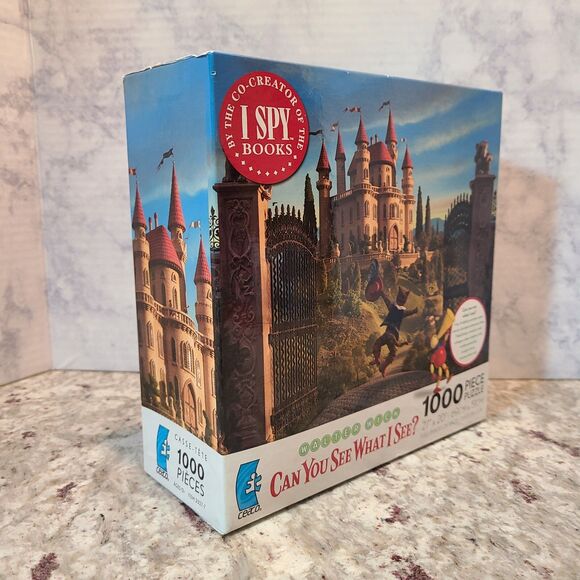 WALTER WICK CAN YOU SEE WHAT I SEE? PUSS IN BOOTS 1000 PIECE JIGSAW PUZZLE NEW! - Picture 3 of 4